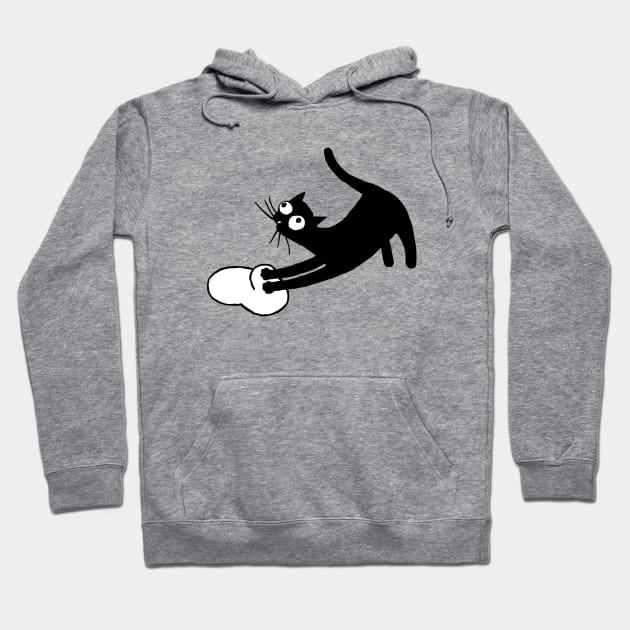 Cat Baking Bread Hoodie by Digital Threads